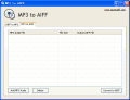 Screenshot of MP3 to AIFF 1.0