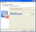 Screenshot of DBF Recovery Toolbox 1.0.5