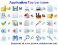 Screenshot of Application Toolbar Icons 2015.1