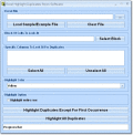 Screenshot of Excel Find and Highlight Duplicate Rows Software 7.0