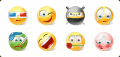 Screenshot of Icons-Land Vista Style Emoticons 2.0