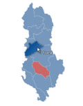 Albania Flash Map Locator for websites