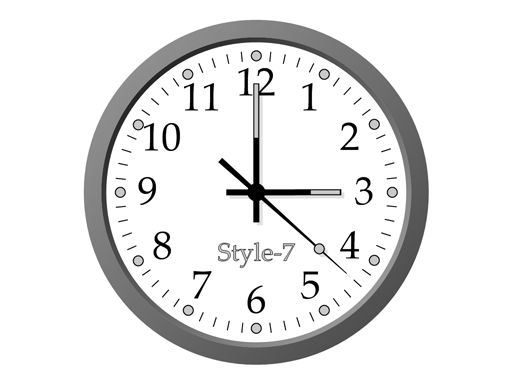 Office clock 7 1 0 screen saver for display the current time 