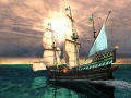 Screenshot of Galleon 3D Screensaver 1.5