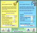 Free power and water consumption calculator.