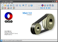 V-belt and sheave calculation software.