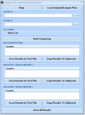 Find line differences between two text files