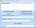 Screenshot of MS PowerPoint To Flash Batch Converter Software 7.0