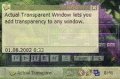 Screenshot of Actual Transparent Window 6.4