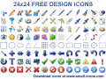 Impressive free set of toolbar icons