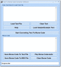 Convert multiple characters to morse code.