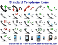 Standard Telephone Icons for your application