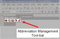 Abbreviation management plugin for Winword