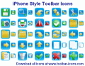 Screenshot of IPhone Style Toolbar Icons 2013.1