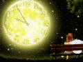 Screenshot of Full Moon Clock ScreenSaver 3.0