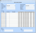 Create expense report templates in MS Excel.
