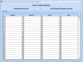 Screenshot of MS Word Birthday and Anniversary Calendar Software 7.0