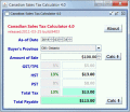 Calculates Canadian sales taxes