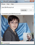Screenshot of OfficeSIP Softphone 1.0.5