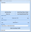 Screenshot of MS Word Convert Documents To MP3 Software 7.0