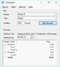 Screenshot of TimeSheet 2.2.5