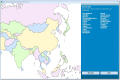 Drag and drop the country names of East Asia.