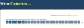 Screenshot of WordDetector.com 1.0