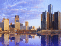 Animated view of Detroit on your desktop