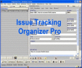 Screenshot of Issue Tracking Organizer Pro 2.5