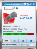 Screenshot of RecordPad  Recorder Windows CE 2.19