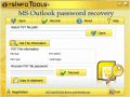 Outlook PST password recovery tool