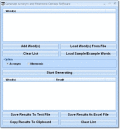 Generate many acronyms and mnemonics.