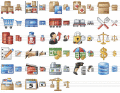 Royalty-free Logistics Icons and clipart