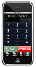 Screenshot of Mizu Webphone 4.8