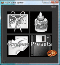 Screenshot of PizzaCut File Splitter for Windows 1.0