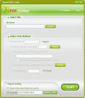 Screenshot of Tipard PDF Cutter 3.0.22