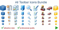 A mega-pack of toolbar icons for developers