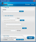 Screenshot of Aiseesoft PDF Splitter 3.0.40