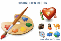 Quick-start pack for icon design