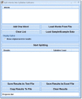 Screenshot of Split Words Into Syllables Software 7.0